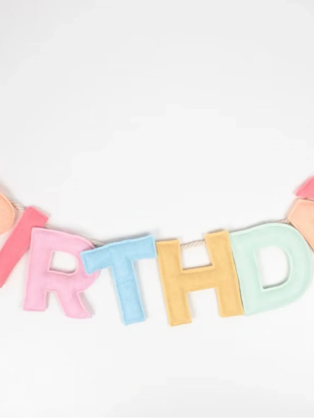 Meri Meri Felt Happy Birthday Garland Banner